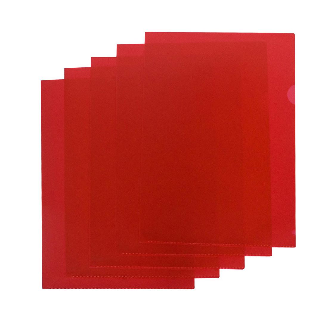 Aktmapp PETTER kraftig A4 0,18 röd (100 pack)