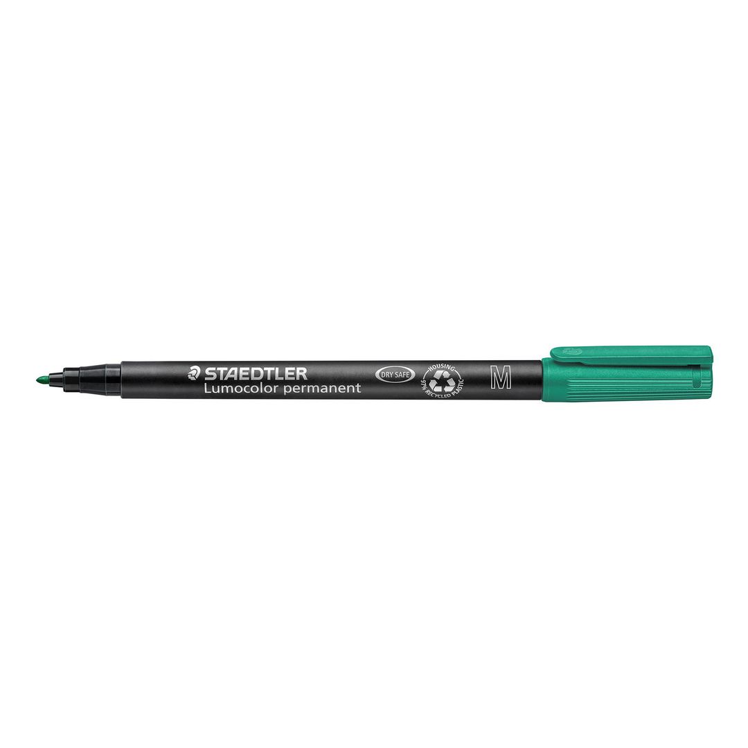 Universalpenna Lumocolor M P grön (10 pack)