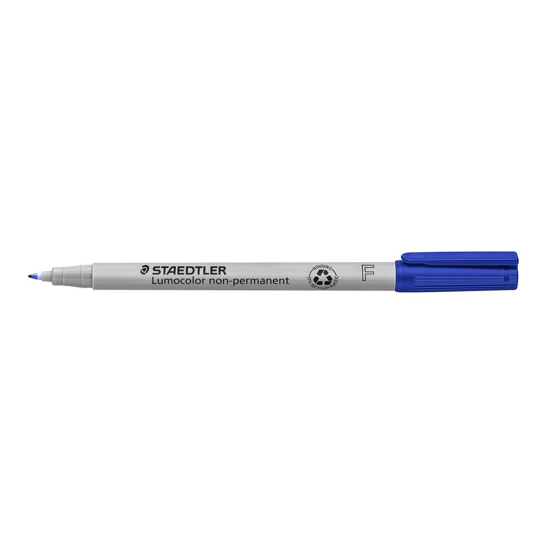 Universalpenna Lumocolor F VL blå (10 pack)