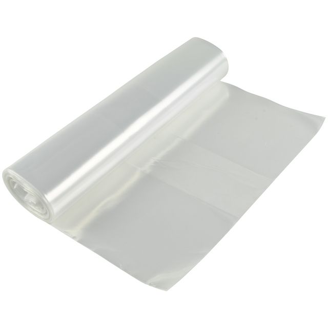 Plastsäck POLY LD 125L 50my transp 25/rl (6 pack)