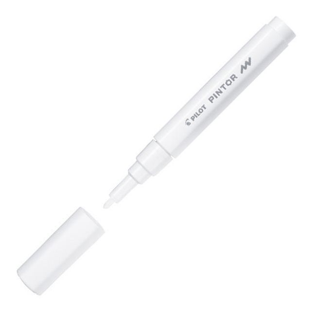Märkpenna PILOT Pintor F vit (6 pack)