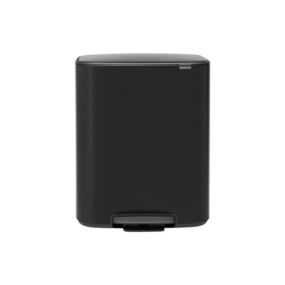 Papperskorg BRABANTIA Pedal Bo 60L svart