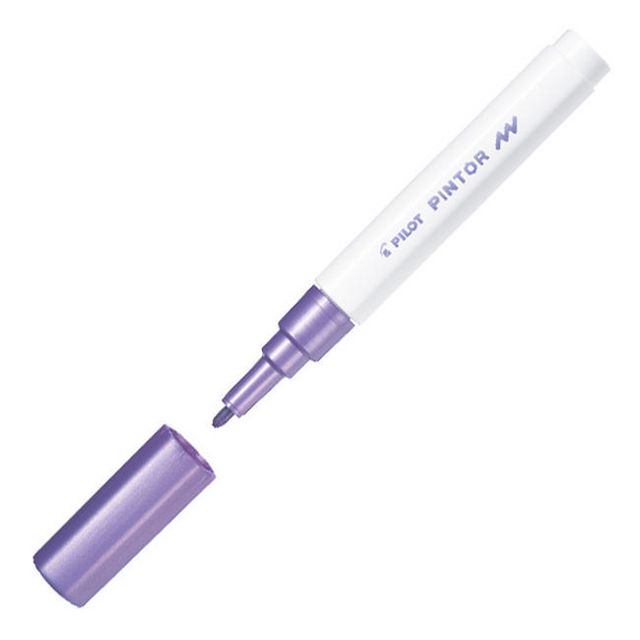 Märkpenna PILOT Pintor F metallic lila (6 pack)