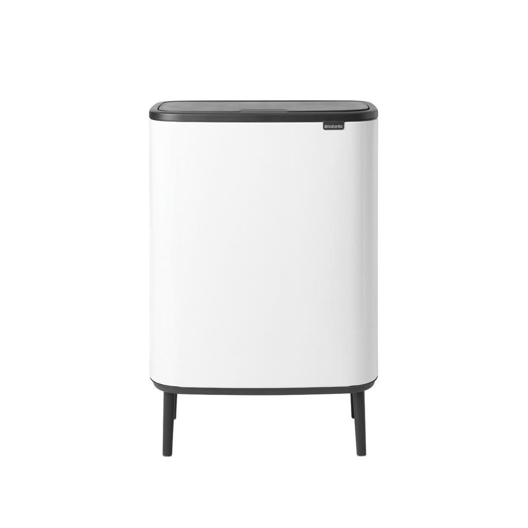 Papperskorg BRABANTIA Bo Touch 60L vit