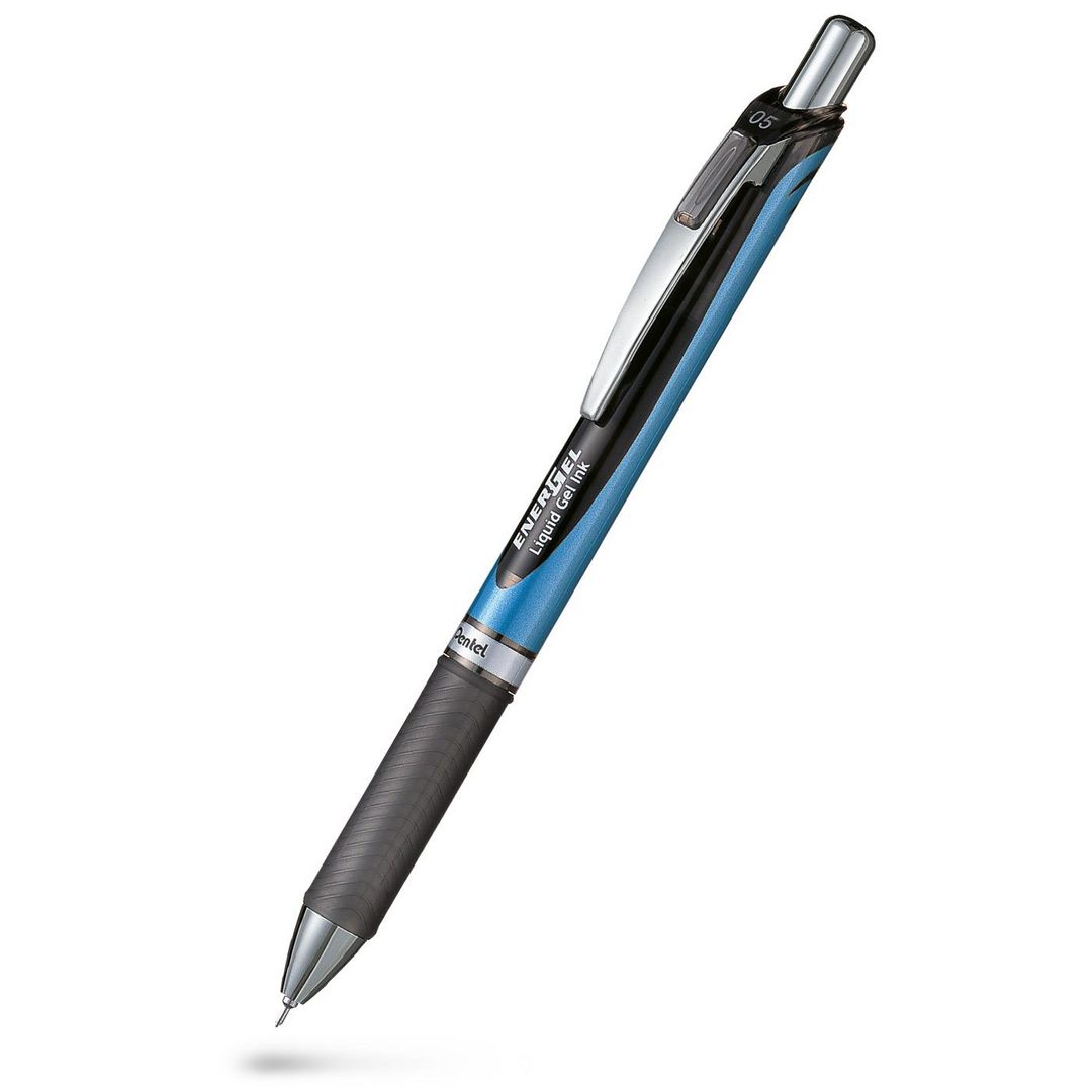 Gelpenna PENTEL EnerGel needle 0,5 svart (12 pack)