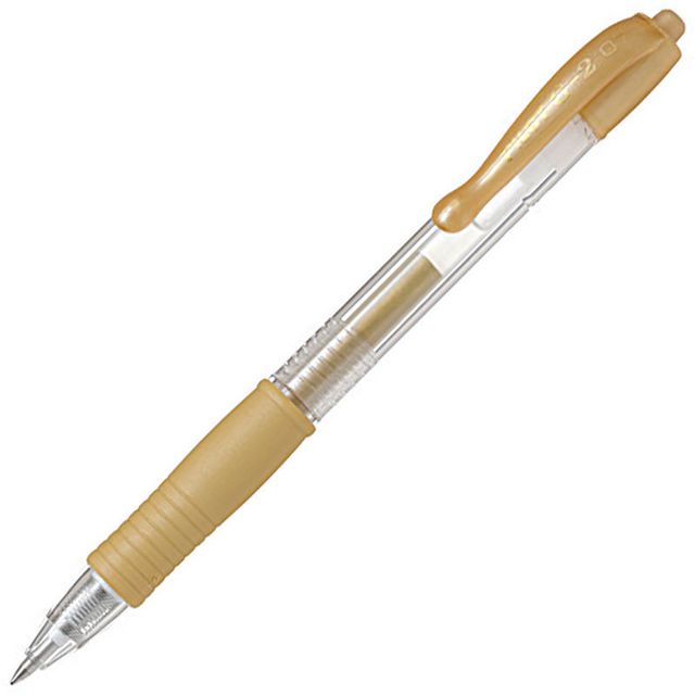 Gelpenna PILOT G-2 Metallic 0,7 guld (12 pack)