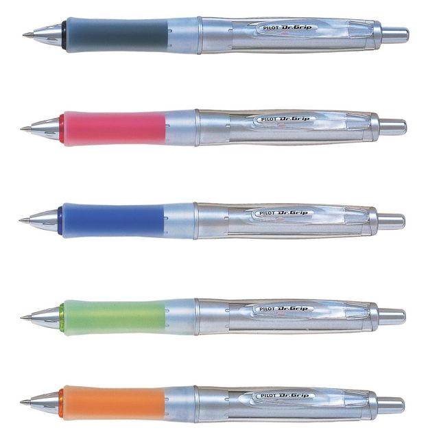 Kulpenna Pilot Dr.Grip 1,0 sort färger