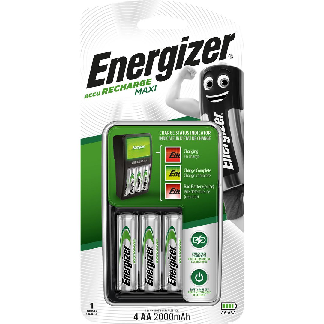 Batteriladdare ENERGIZER Maxi AA/AAA