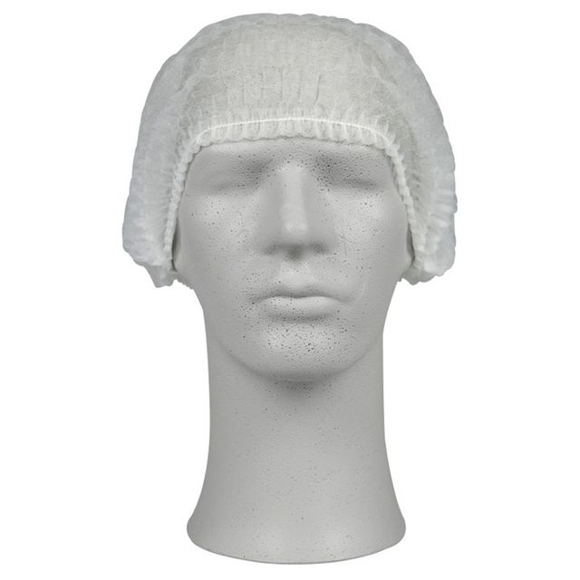 Hårnät nonwoven vit 200/fp