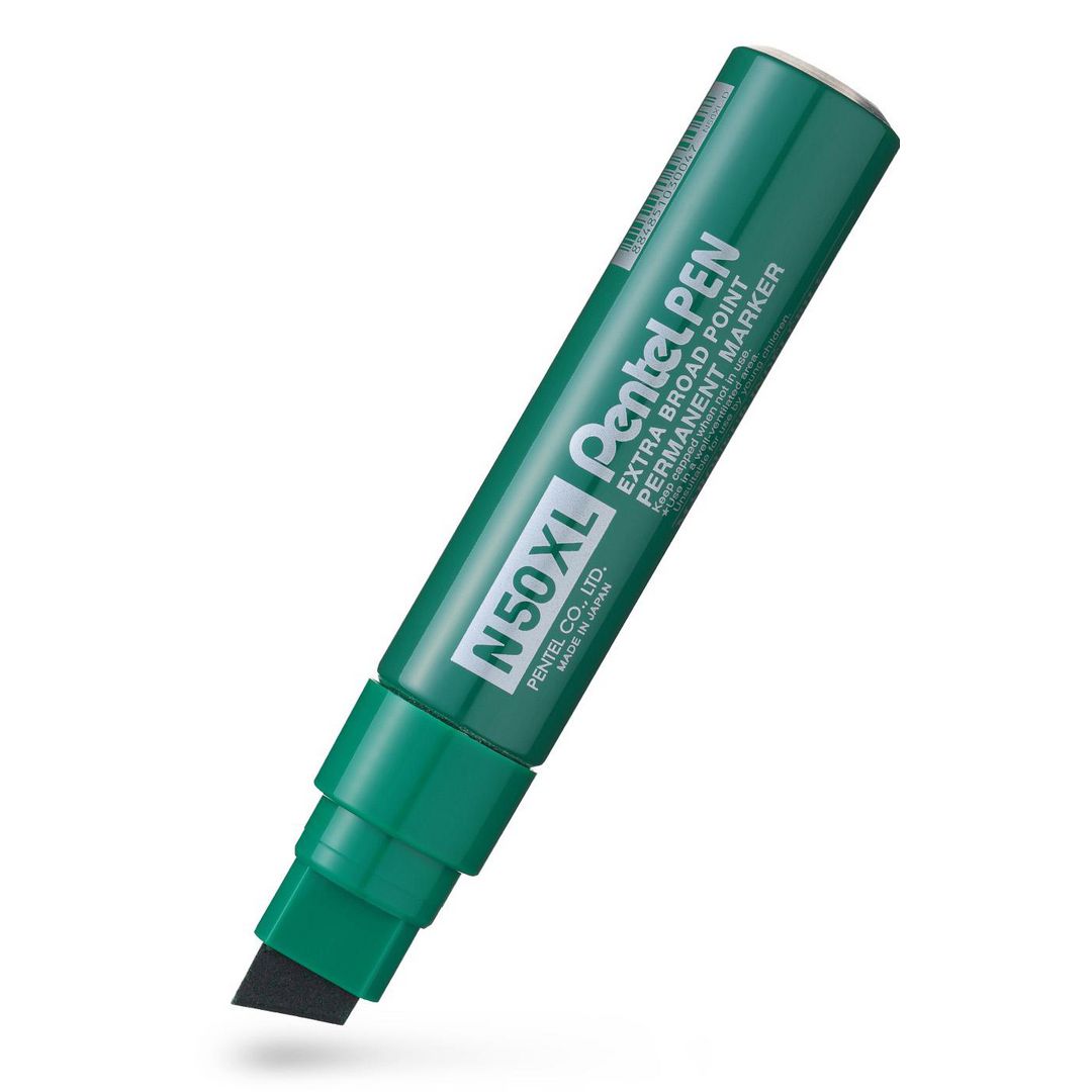 Märkpenna perm. PENTEL N50XL sned grön