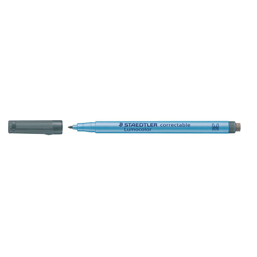 Märkpenna Lumocolor 305 Correct svart (10 pack)
