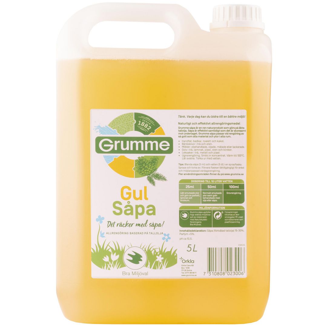 Såpa GRUMME Gulsåpa 5L