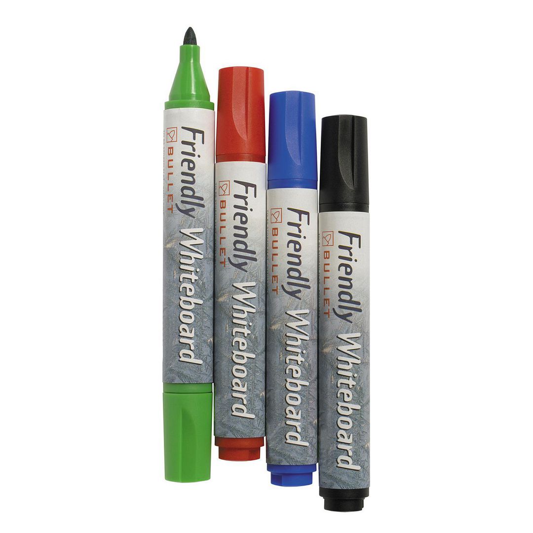 Whiteboardpenna Friendly rund 4/fp