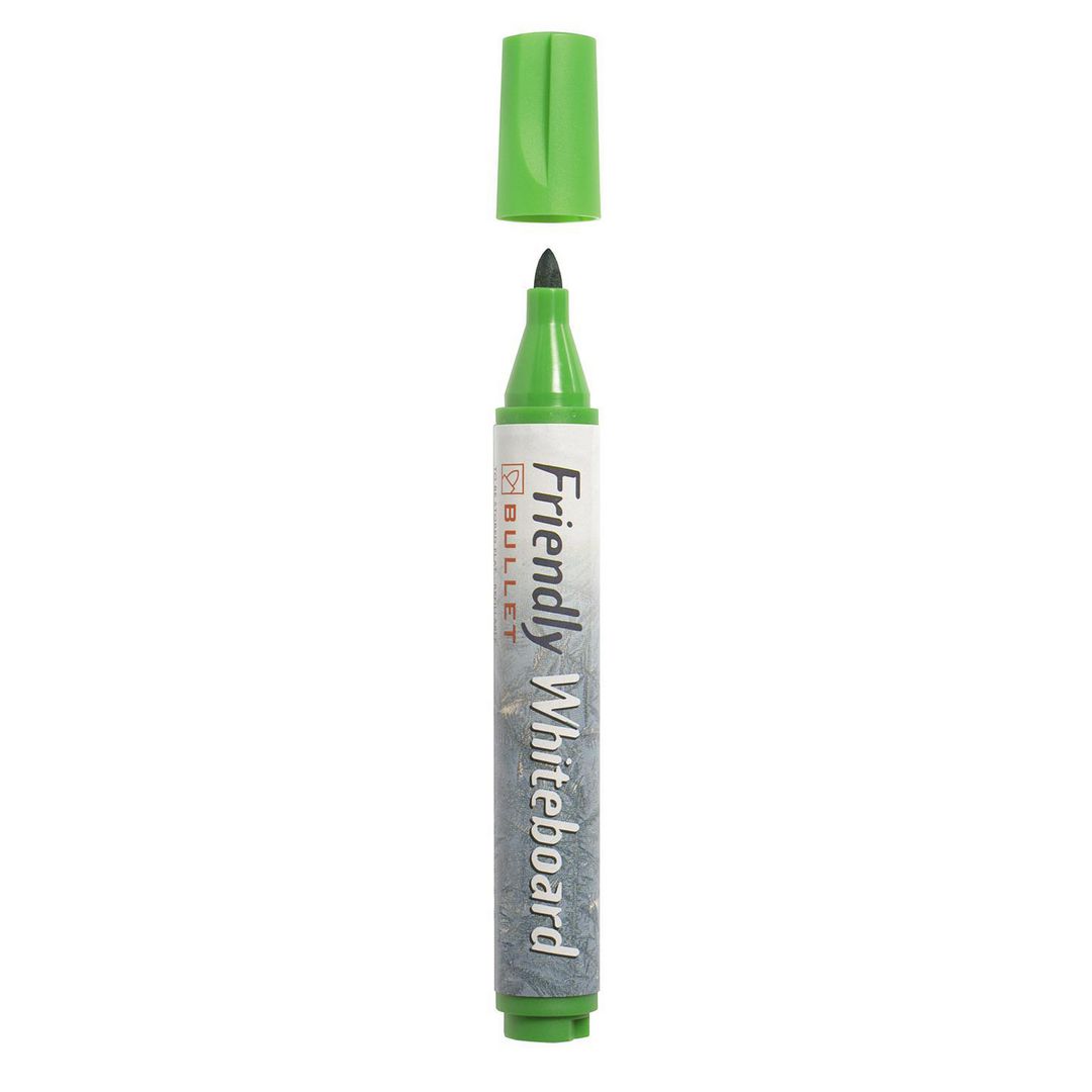 Whiteboardpenna Friendly rund grön (10 pack)