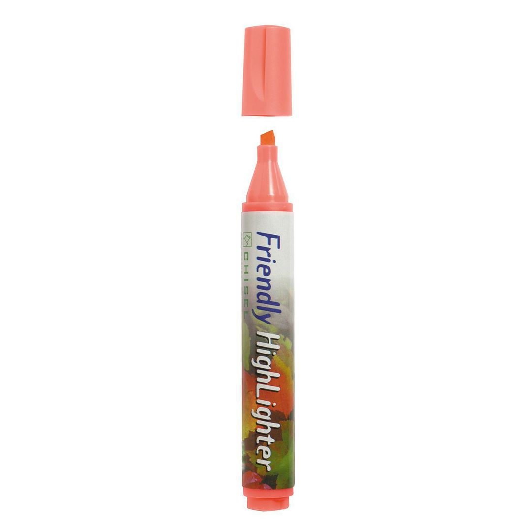 Överstrykningspenna Friendly sned Rosa (10 pack)