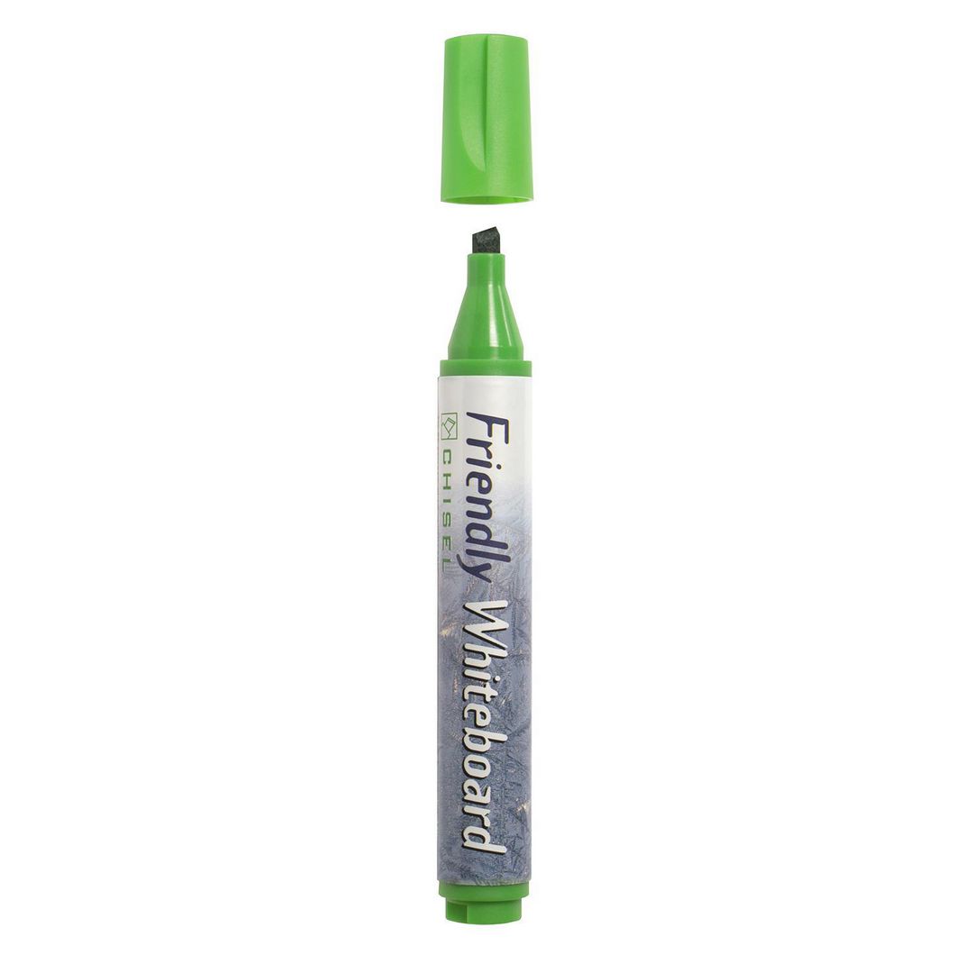 Whiteboardpenna Friendly sned grön (10 pack)