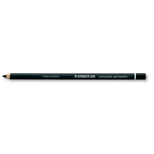 Märkpenna LUMOCOLOR permanent svart (12 pack)