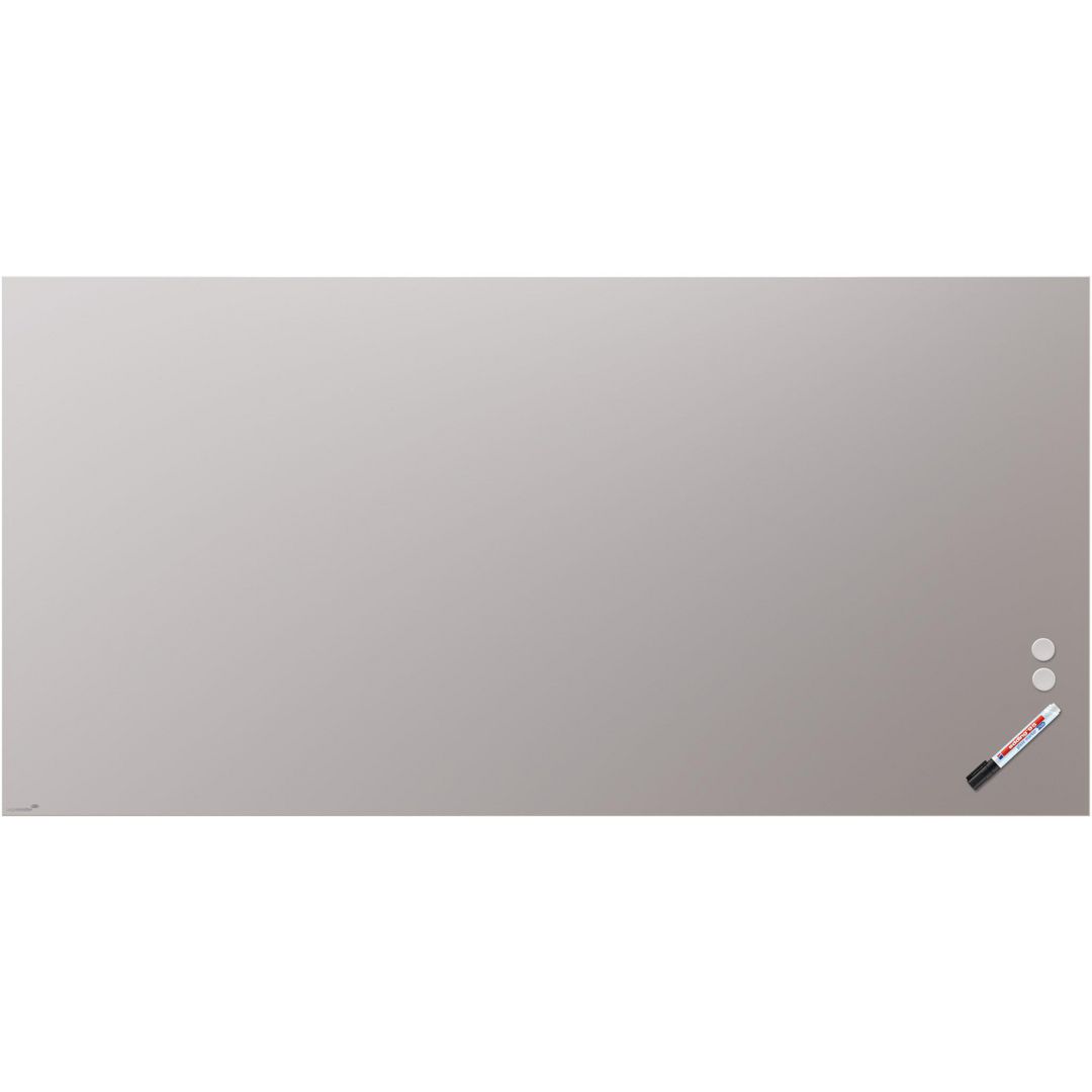 Glastavla LEGAMASTER matt 100x200cm grå