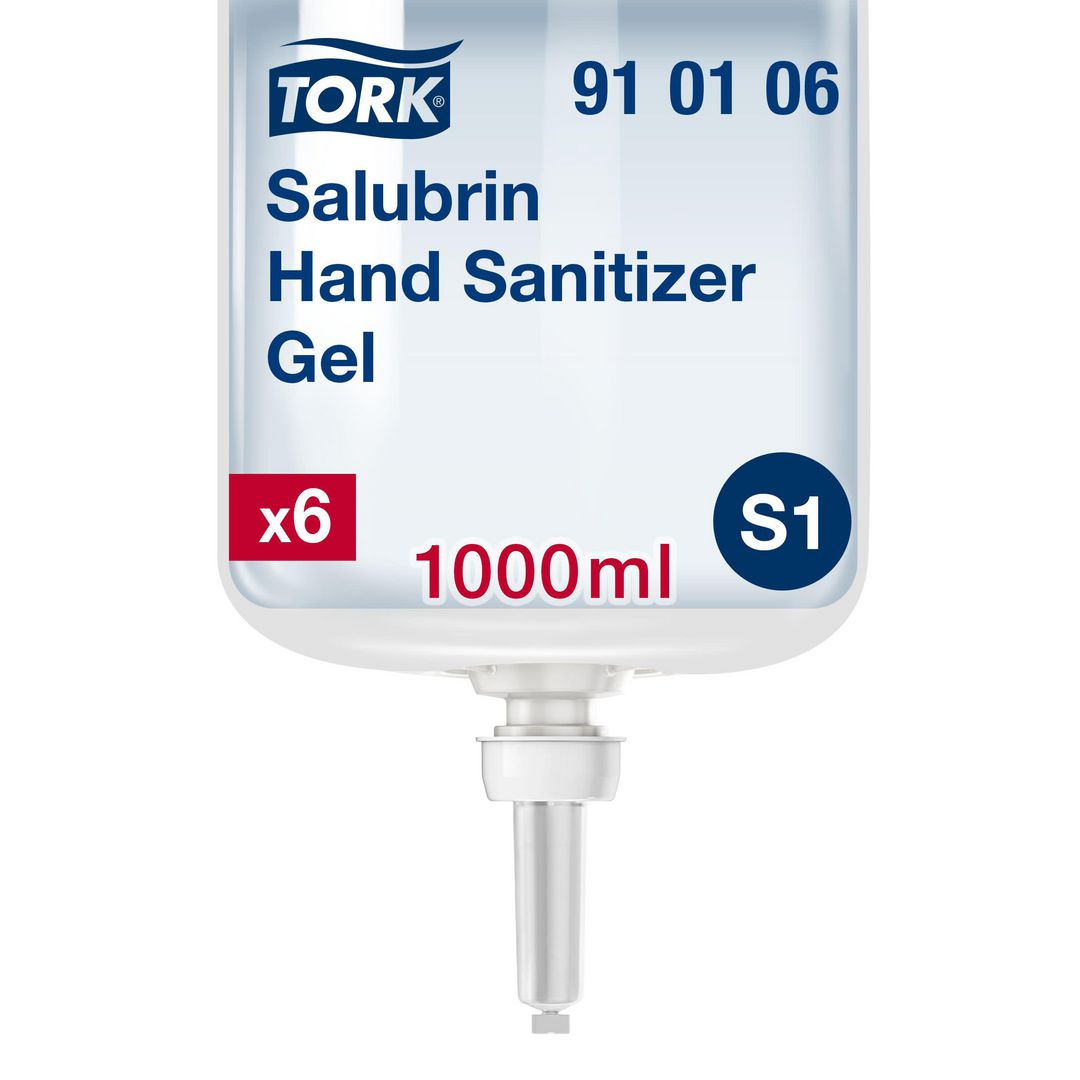 Handdesinfektion TORK S1 Salubrin Gel 1L (6 pack)