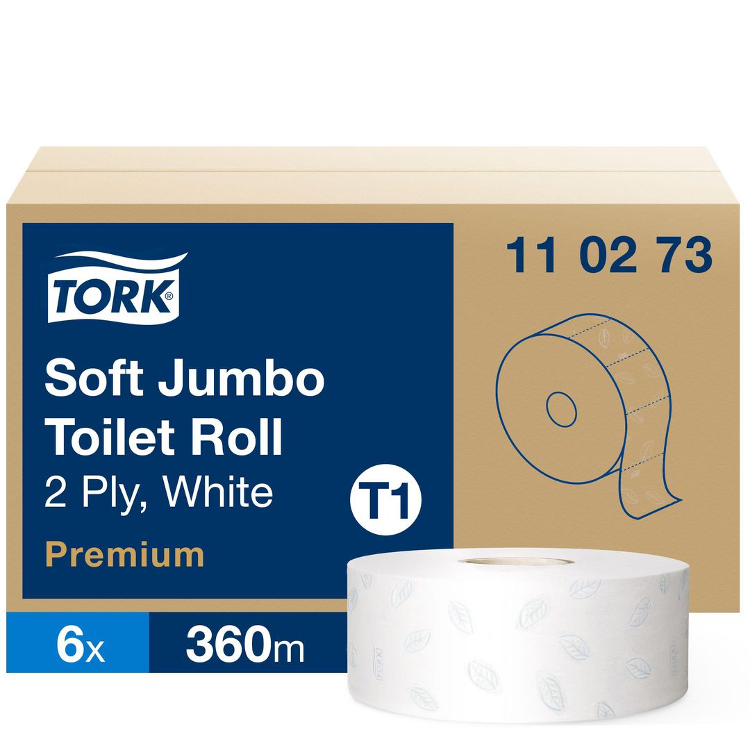 Toalettpapper TORK Pre T1 2-lag 360m (6 pack)