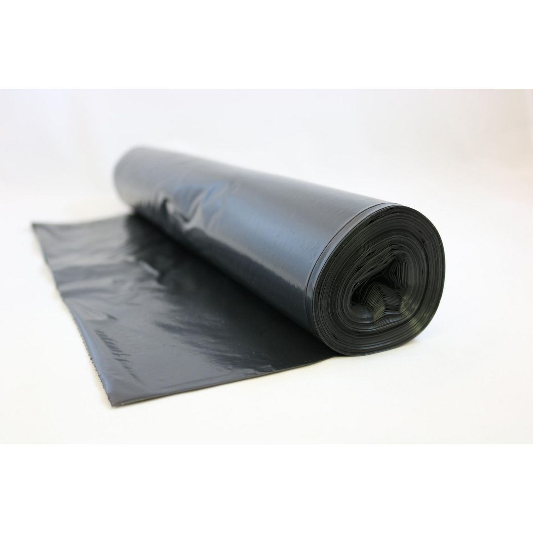 Plastsäck LLD 160L 60my svart 10/rl
