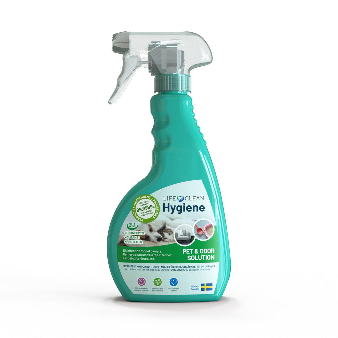 Ytdesinfektion LIFECLEAN Pet&Odor 450ml