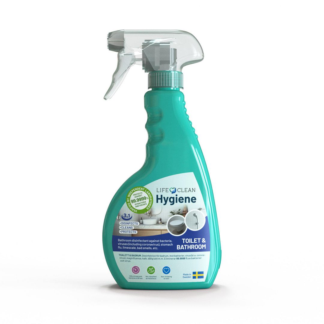Ytdesinfektion LIFECLEAN Bathroom 450ml