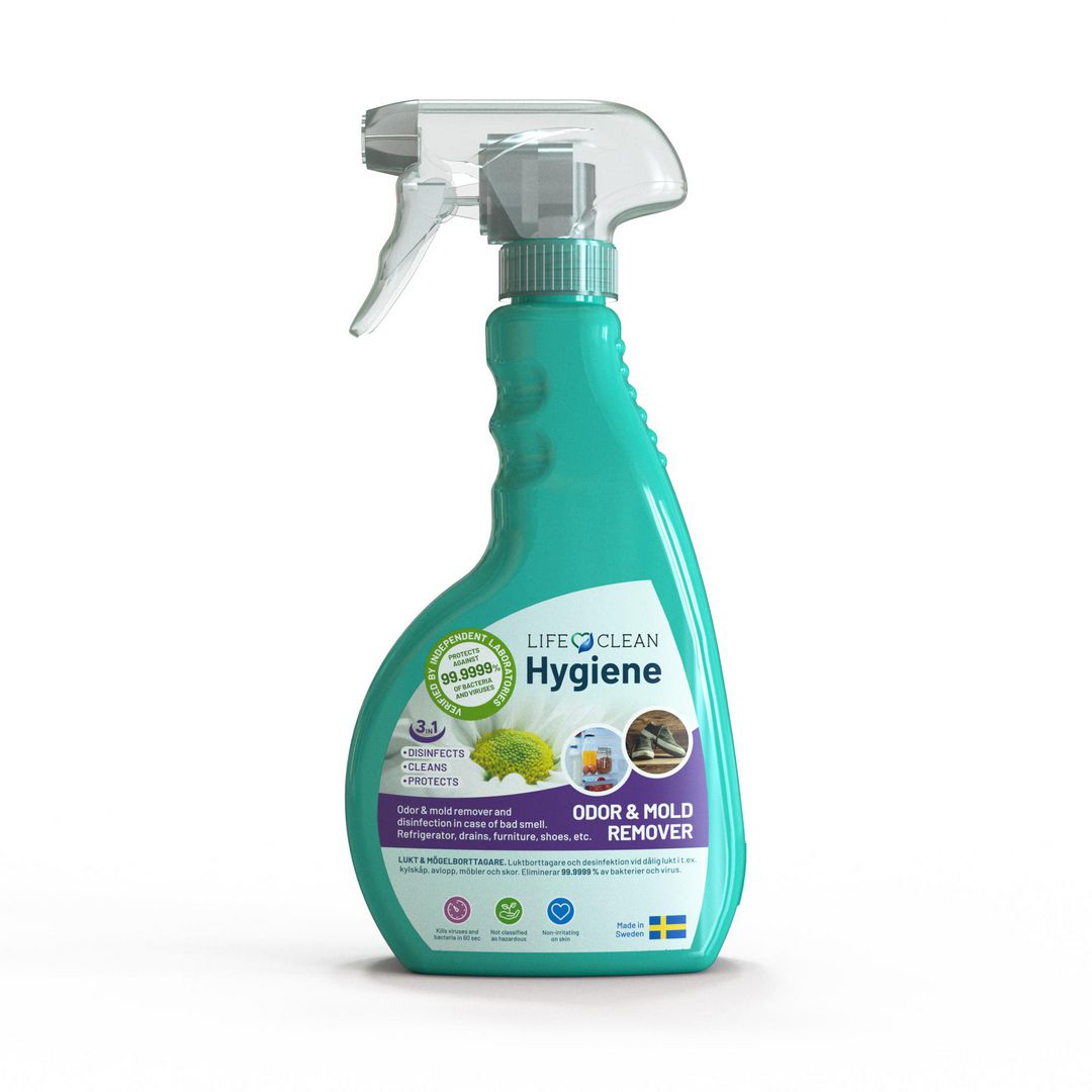 Ytdesinfektion LIFECLEAN Odor&Mold 450ml