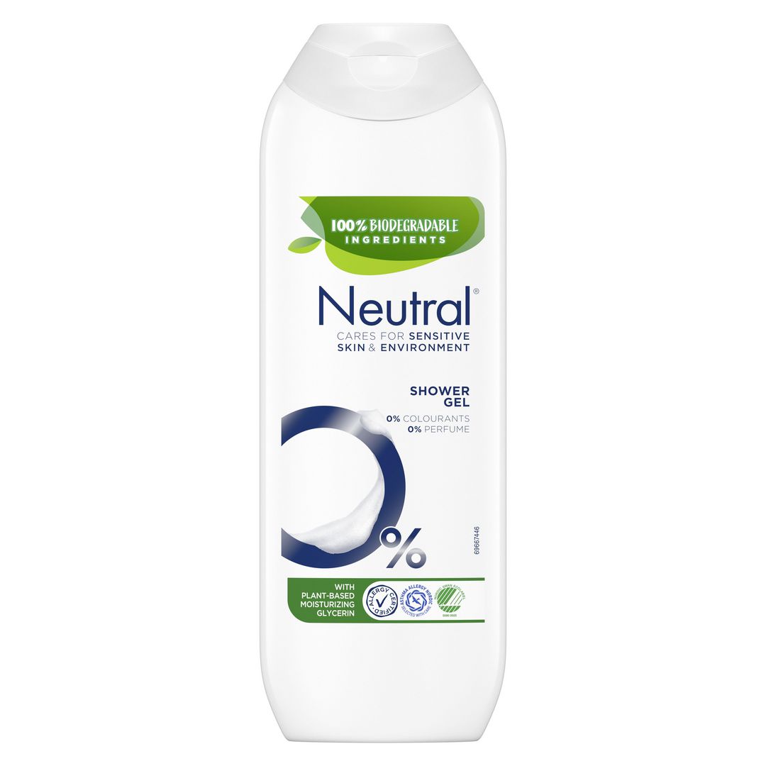 Duschtvål NEUTRAL oparfymerad 250ml (6 pack)