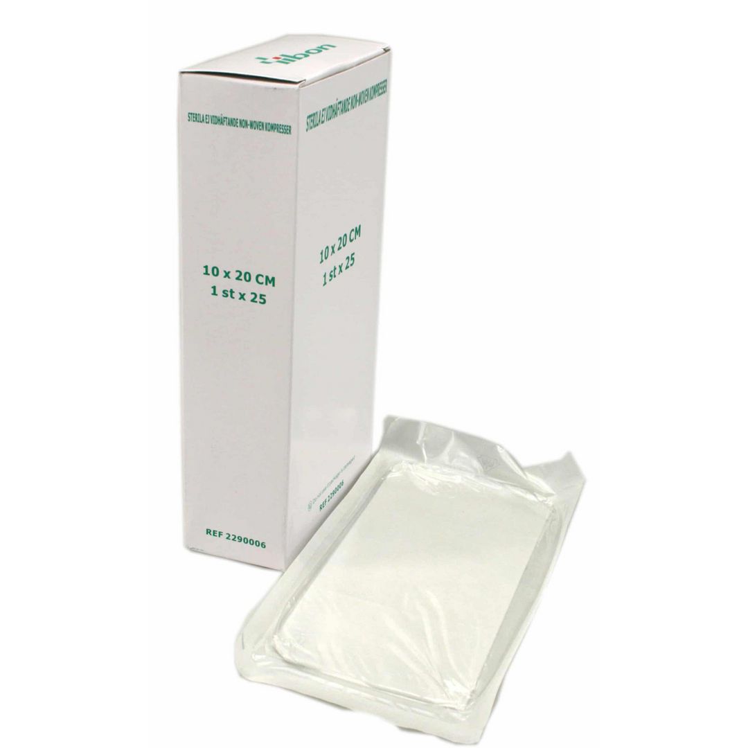 Kompress NW Steril 10x20cm 25/fp