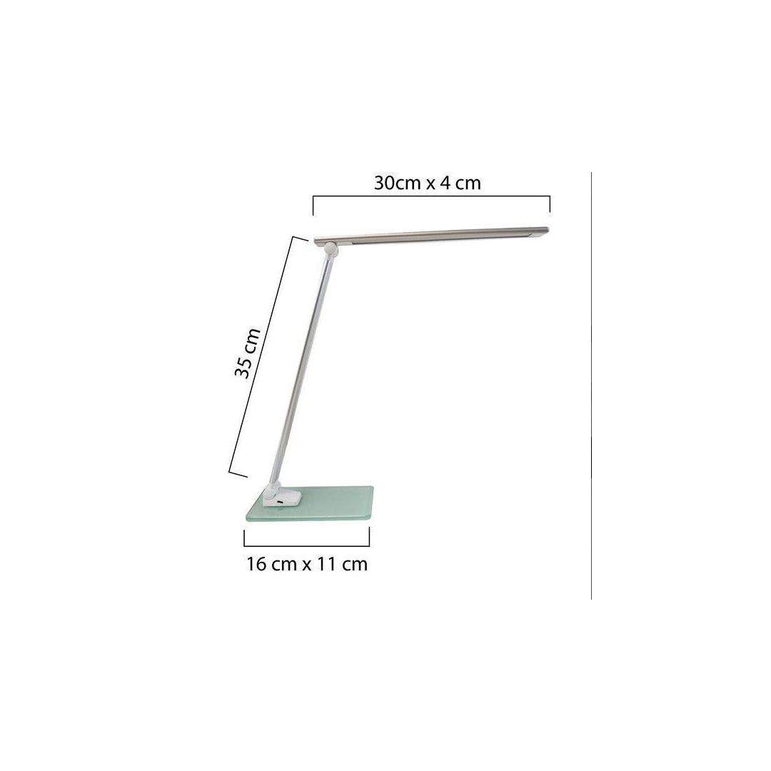 Lampa Unilux Popy LED silver/vit