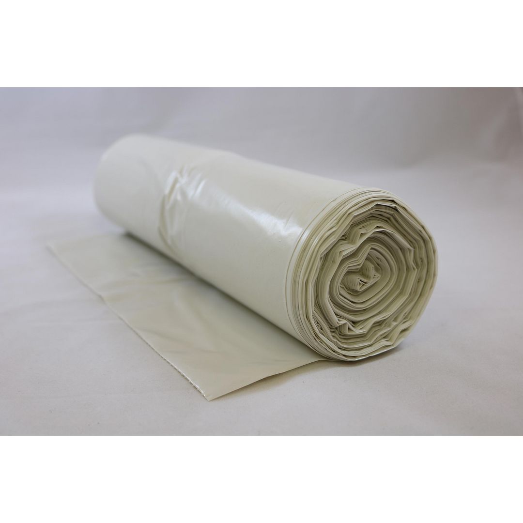 Papperskorgspåse LLD 38L 40my vit 50/rl