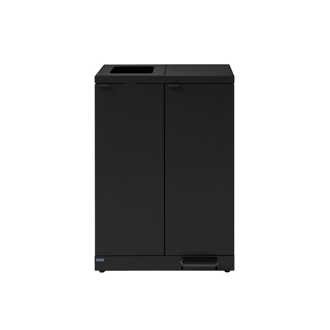 Avfallshantering BICA 2x65L pedal svart