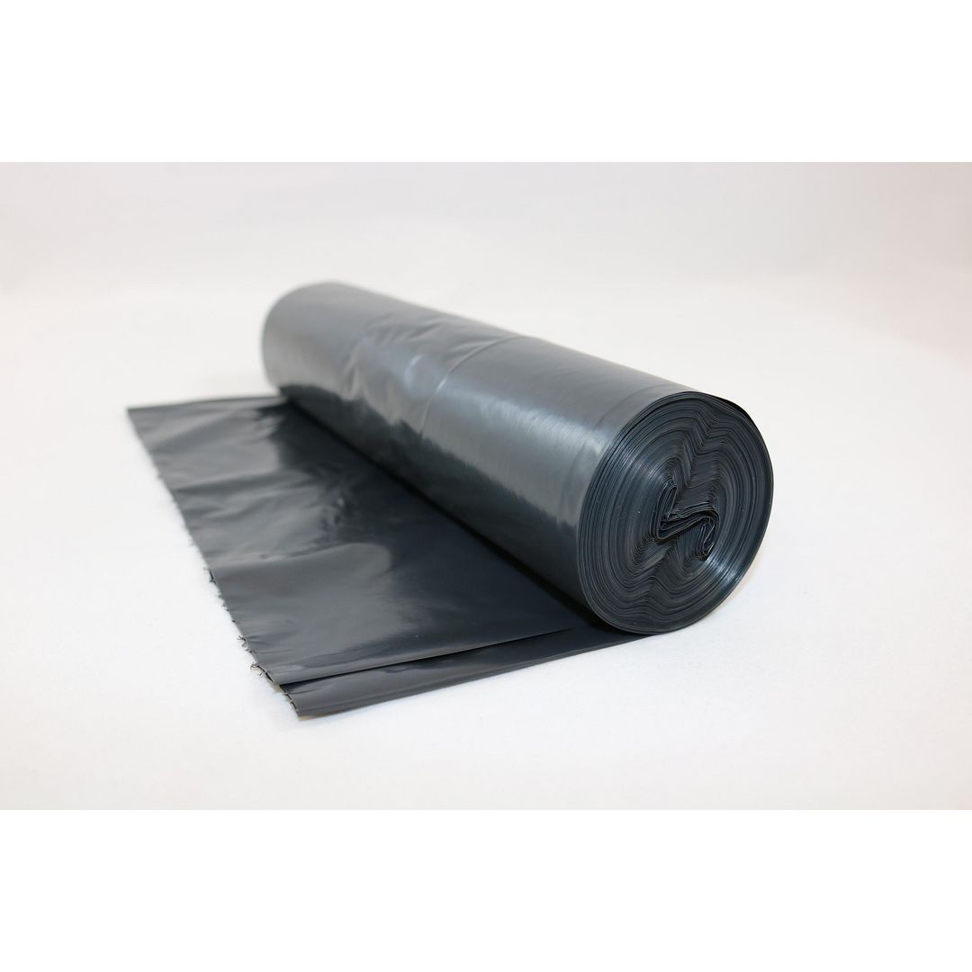 Papperskorgspåse LD 30L 35my svart 25/rl