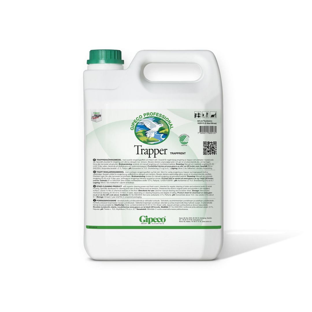 Rengöringsmedel GIPECO Trapper 5L 3/fp