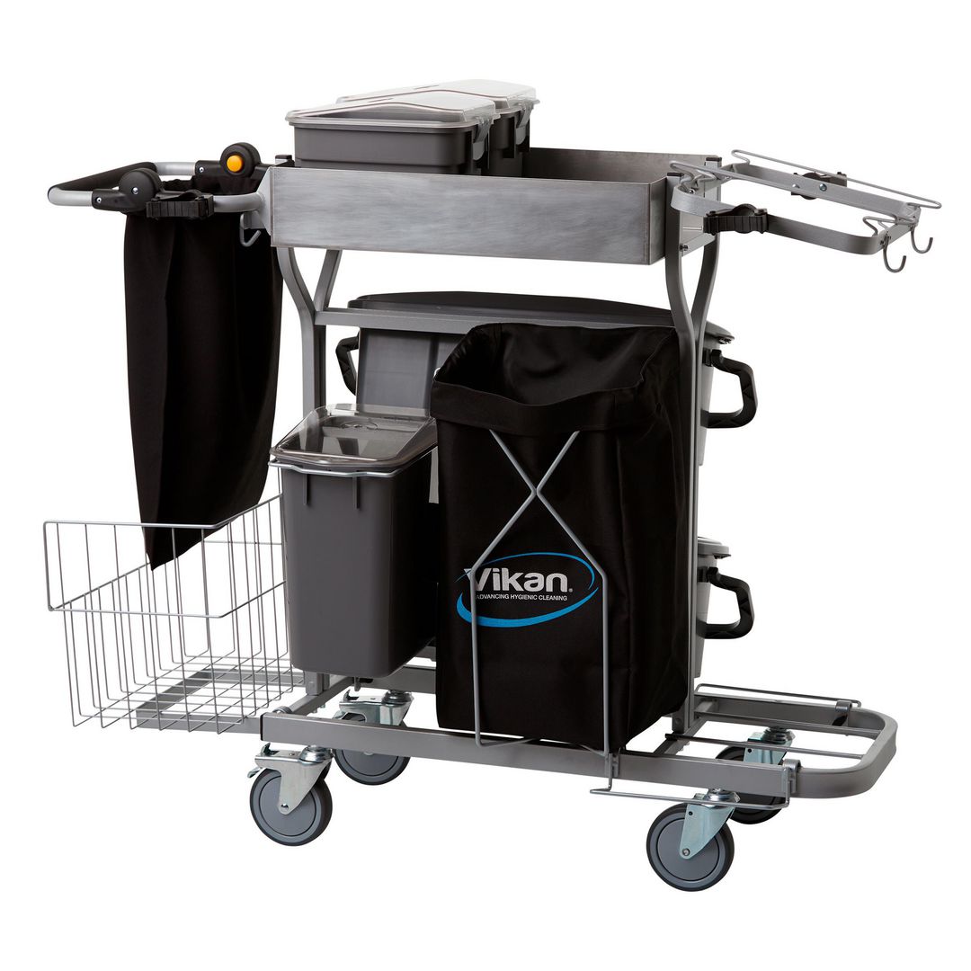 Städvagn VIKAN Compact Plus 40 grå