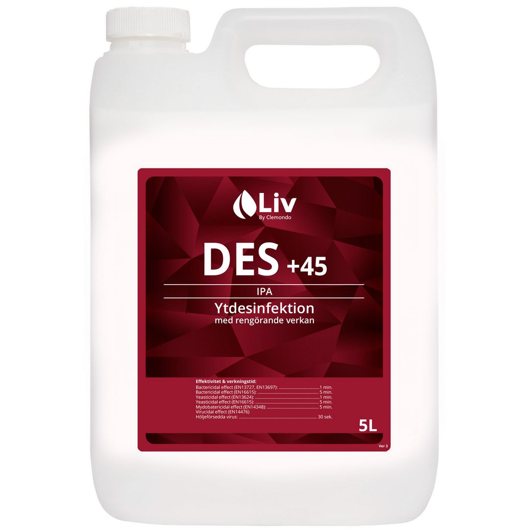 Ytdesinfektion LIV Des +45 5L (8 pack)