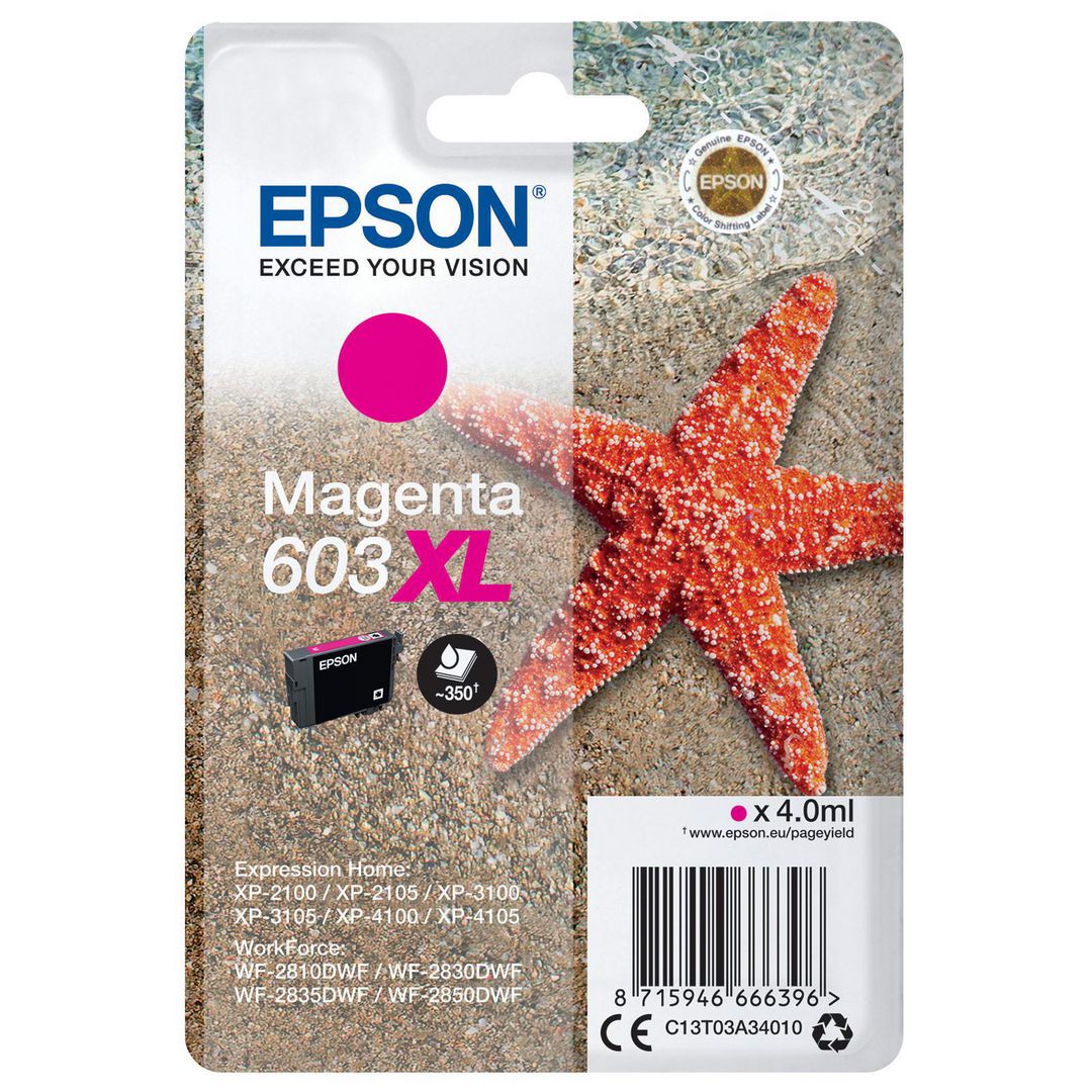 Bläckpatron EPSON T03U 603XL magenta