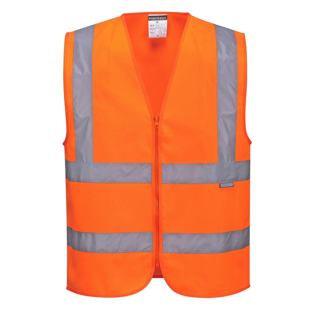 Varselväst PW C375 orange L kl 2
