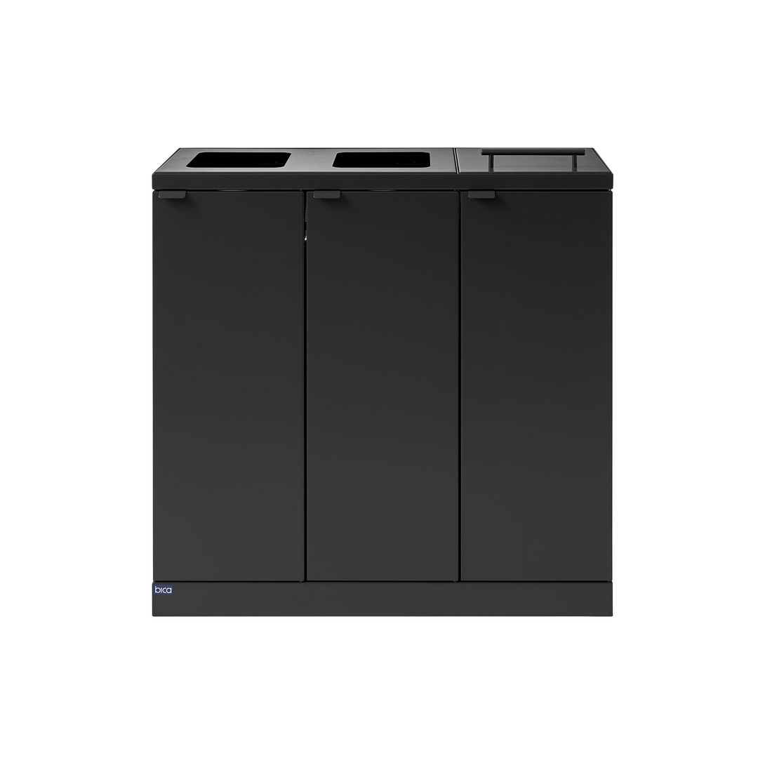 Avfallshantering BICA 3x65L kombo grå