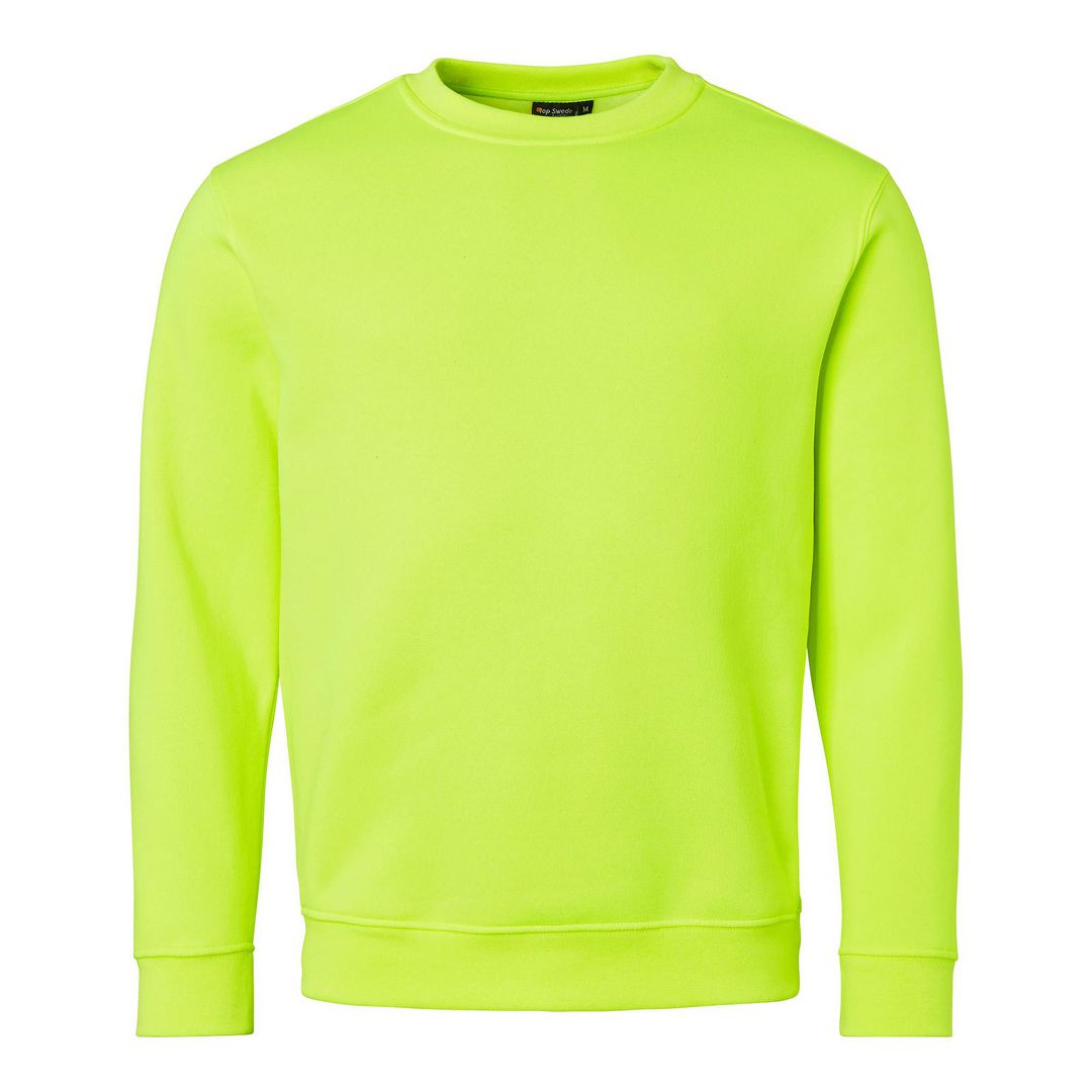 Sweatshirt Top Swede 240 fluor. gul XS