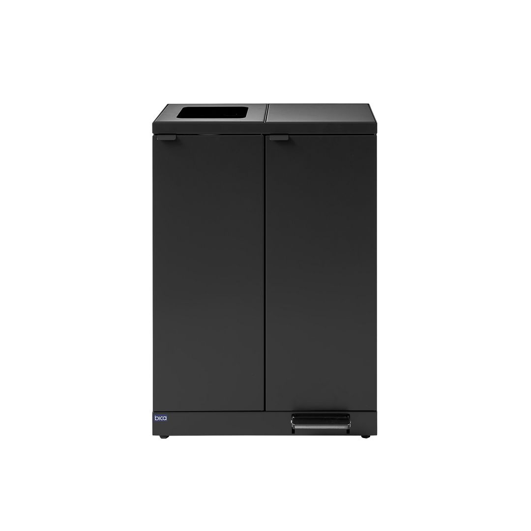 Avfallshantering BICA 2x65L pedal grå