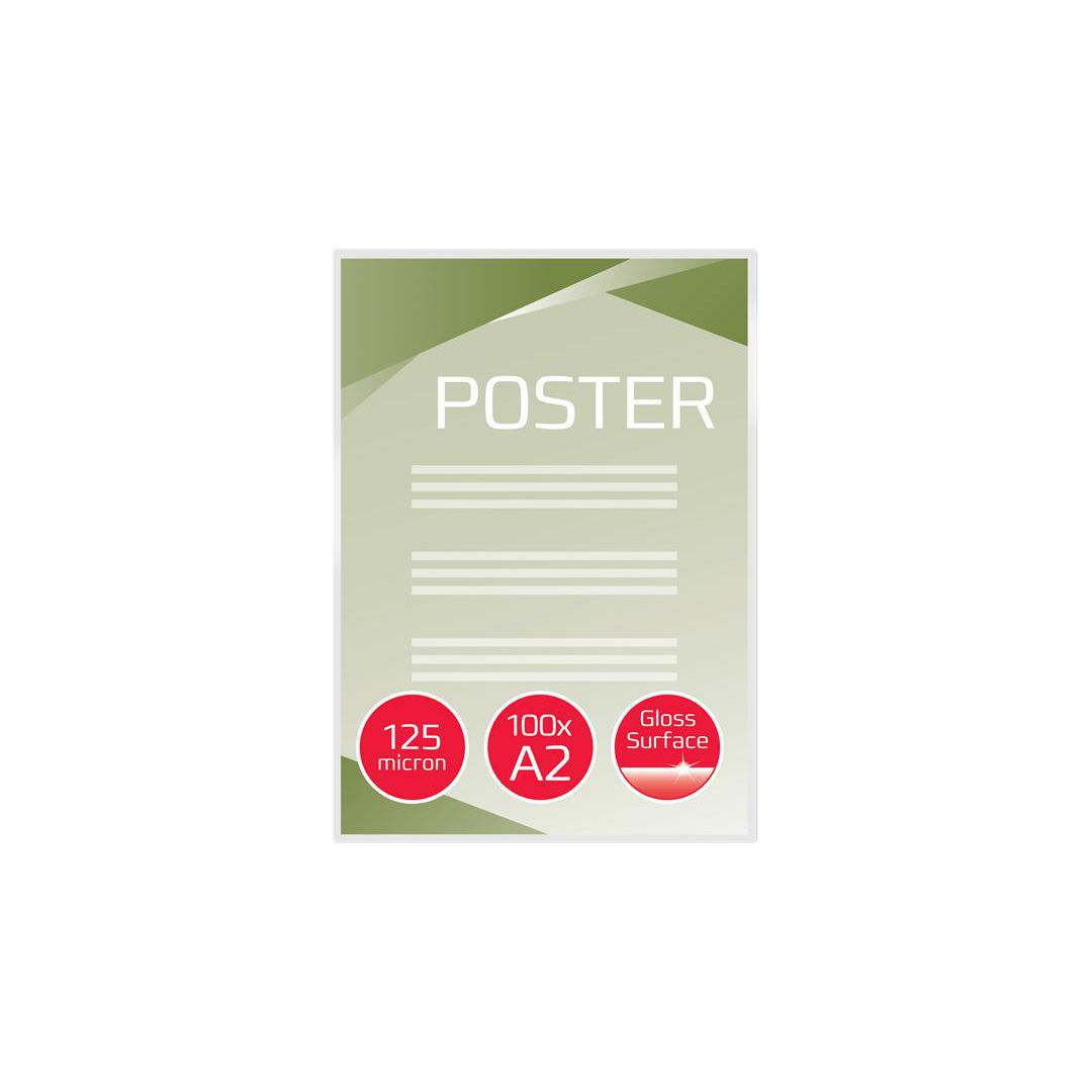Laminat Gbc A2 125mic klar 100/fp