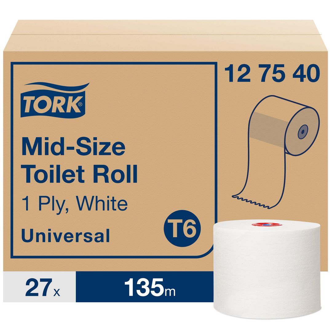 Toalettpapper TORK Uni T6 1-lag 27/fp