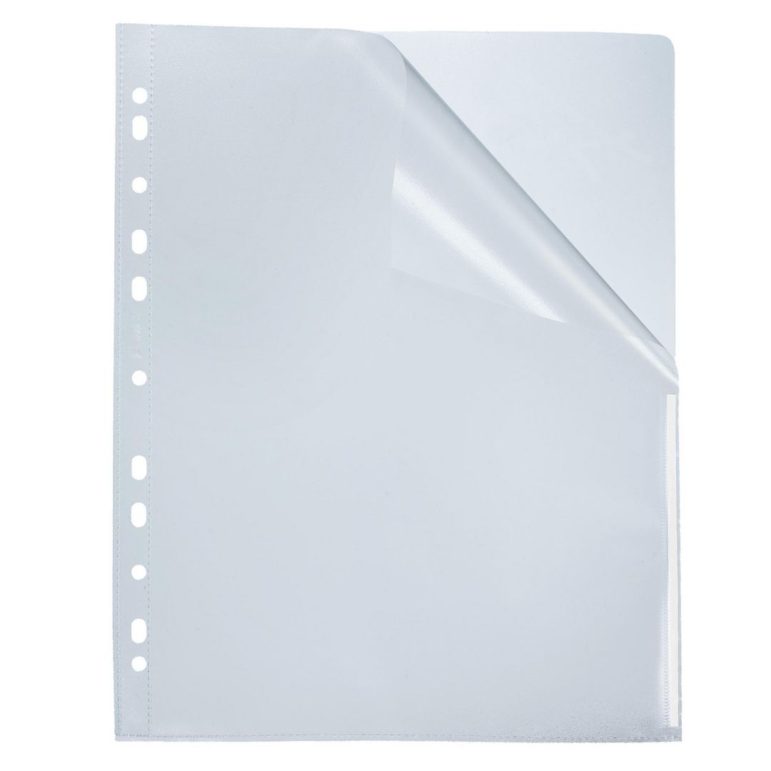 Plastficka sig Bantex A4 0,12 vit 100/fp