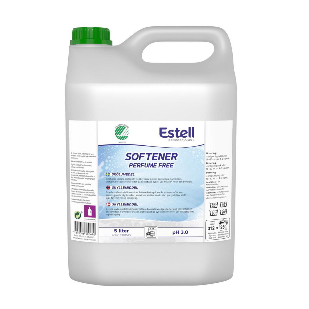 Sköljmedel ESTELL oparfymerad 5L