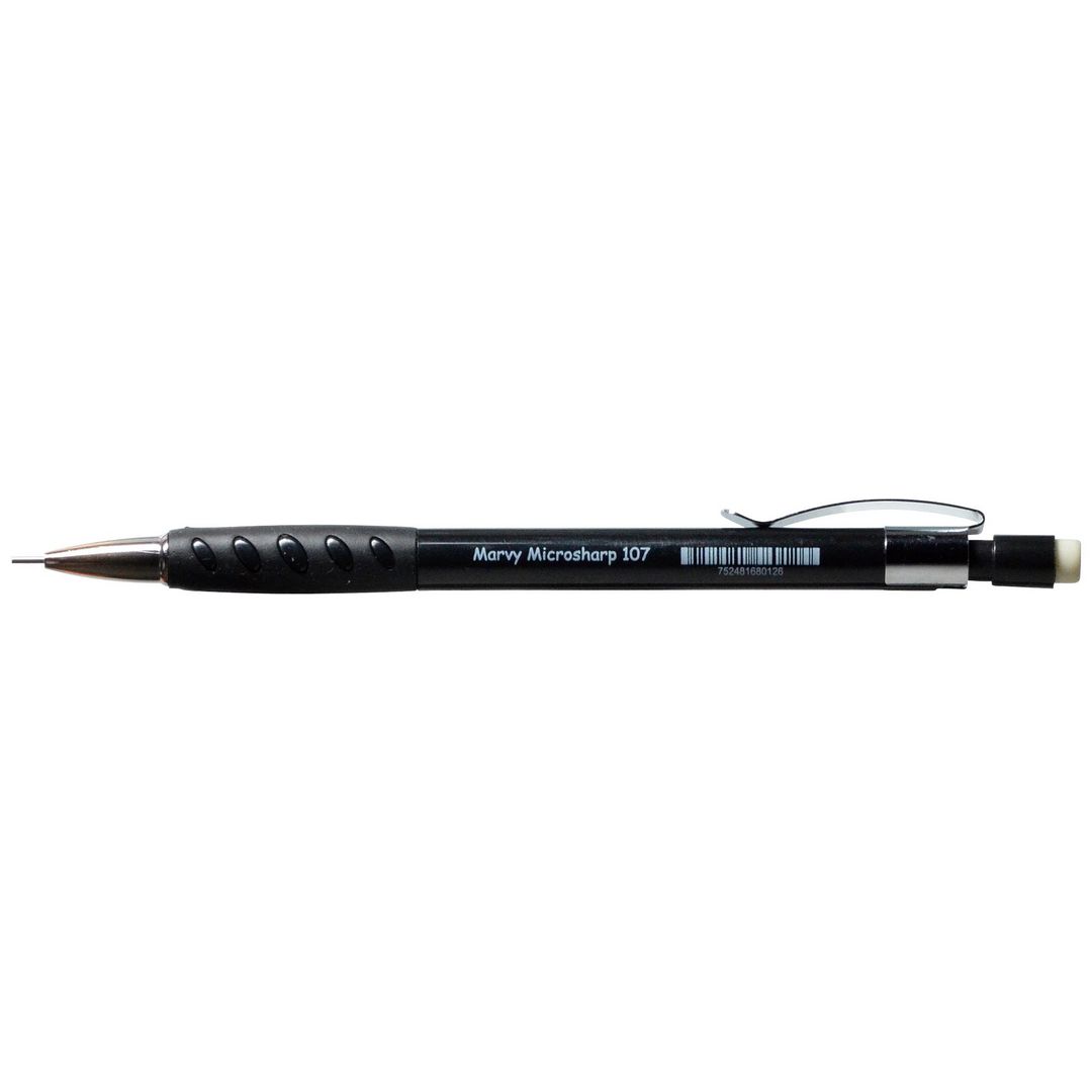 Stiftpenna Marvy Microsharp 0,7mm svart (50 pack)