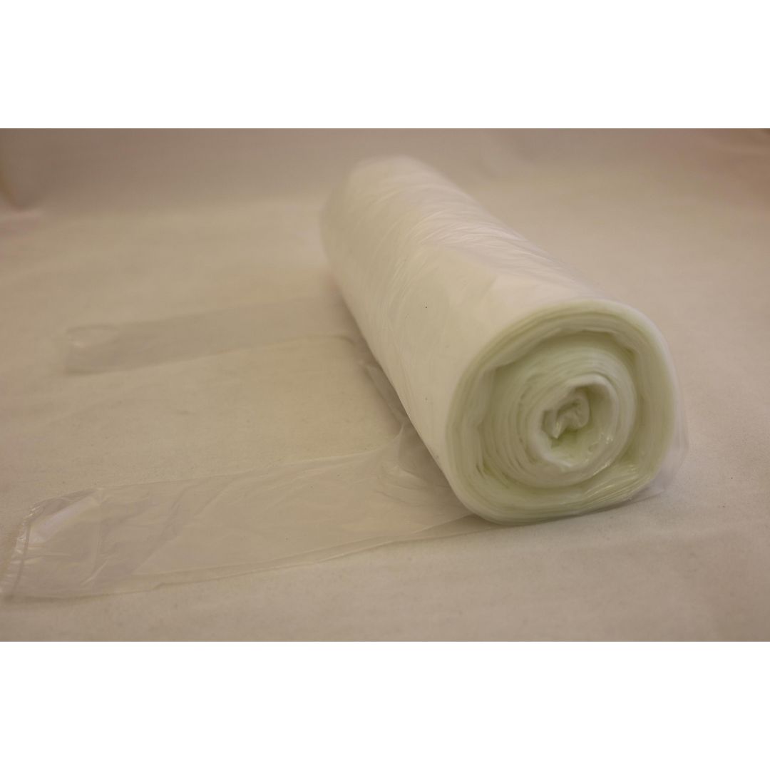 Plastsäck knyt LD 30L 17my transp 100/rl