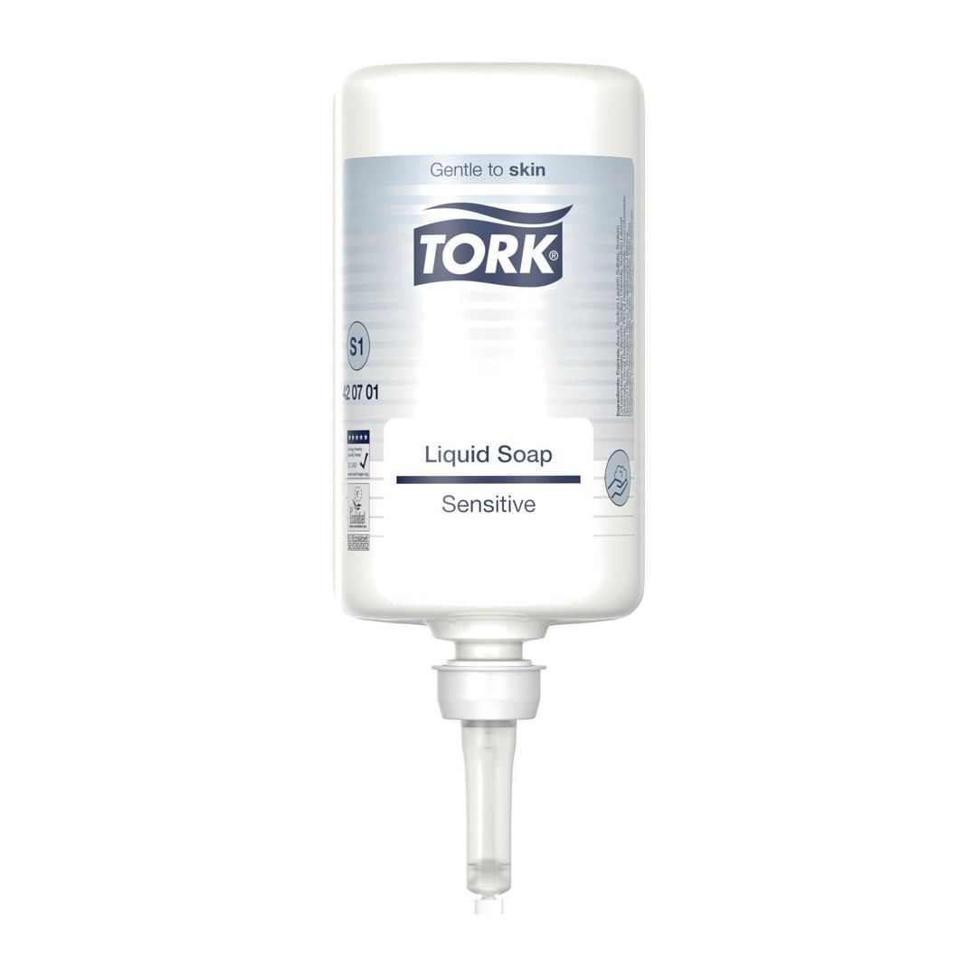 Tvål TORK S1 Pre Extra mild transp. 1L (6 pack)