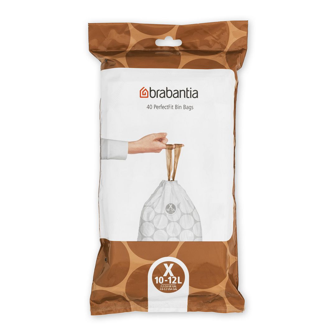 Insatspåse X BRABANTIA 10-12L vit 40/fp